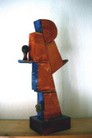 Nachklang, 2002, Fundst�cke, Holz bemalt, 41x20x9,5.jpg